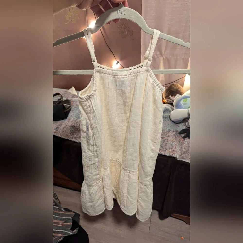 NWT Old Navy Girls Cream a line‎ dress size 8